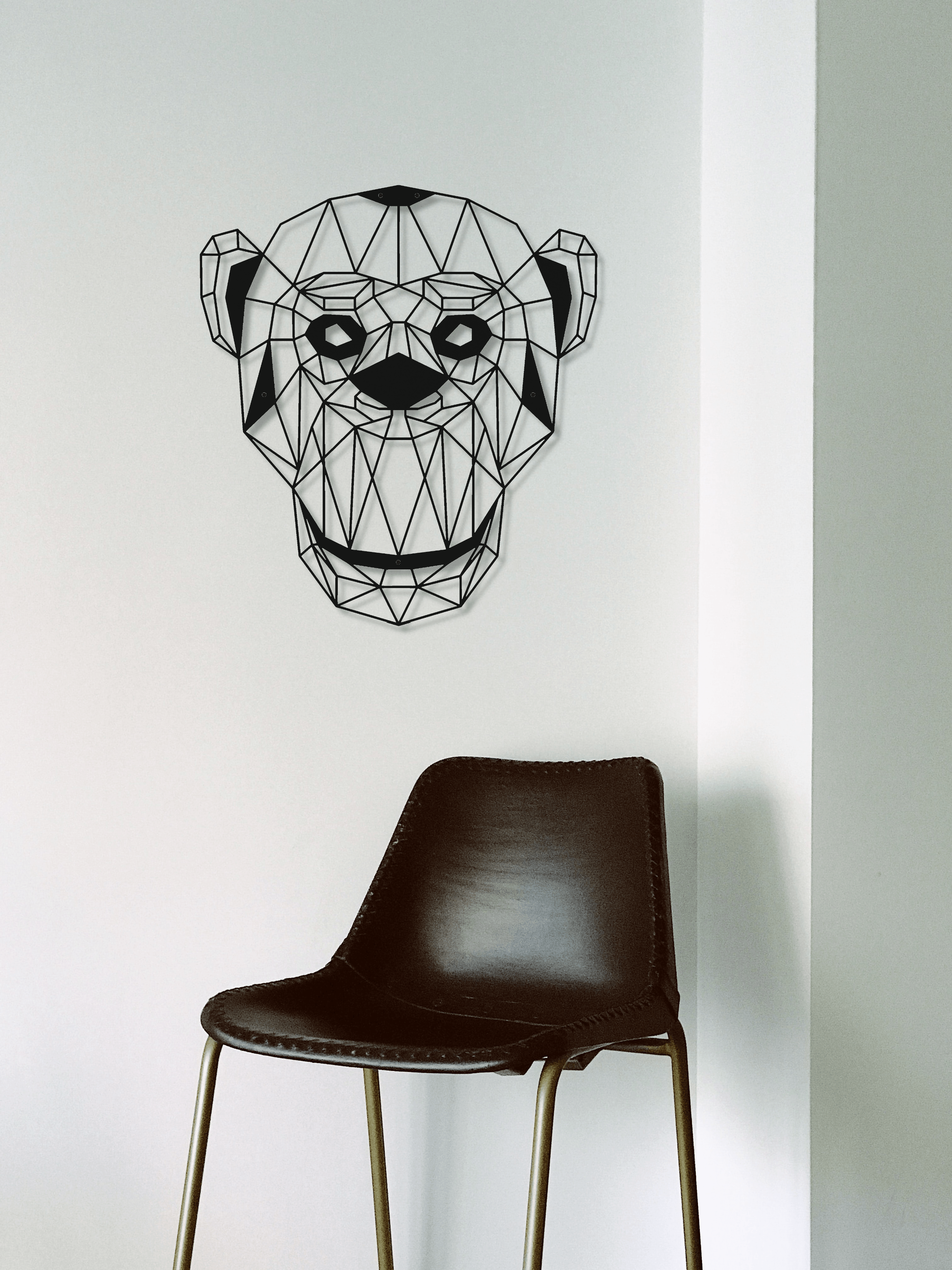 ・"Monkey"・Premium Metal Wall Art - Limited Edition - ArtDesigna Glass Printing Wall Art