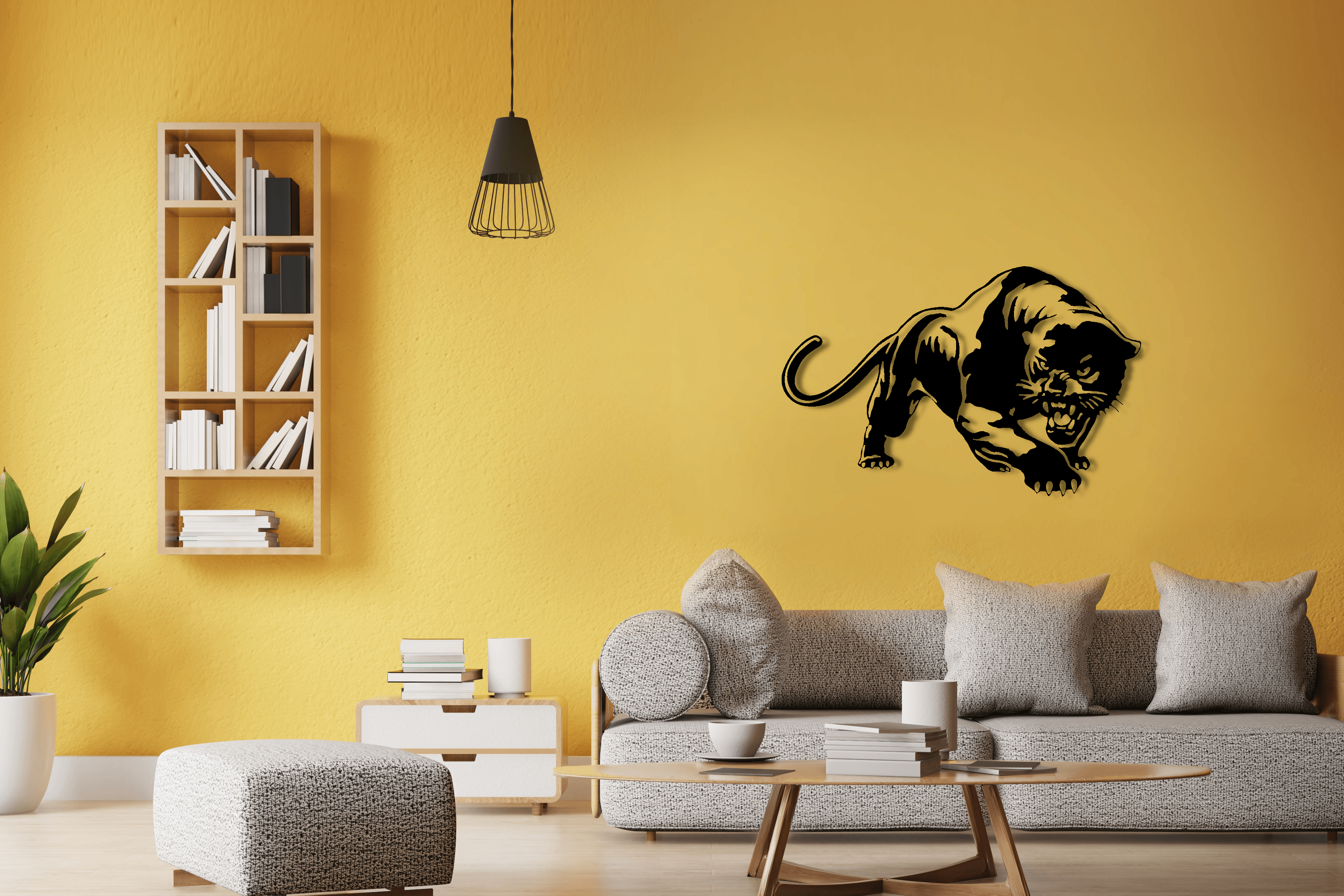 ・"Panther"・Premium Metal Wall Art - Limited Edition - ArtDesigna Glass Printing Wall Art