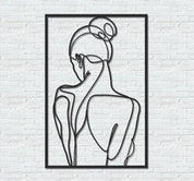 ・"Body Lines v1"・Premium Metal Wall Art - Limited Edition - ArtDesigna Glass Printing Wall Art