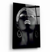 Freiheit Aus Silber – Glasbild