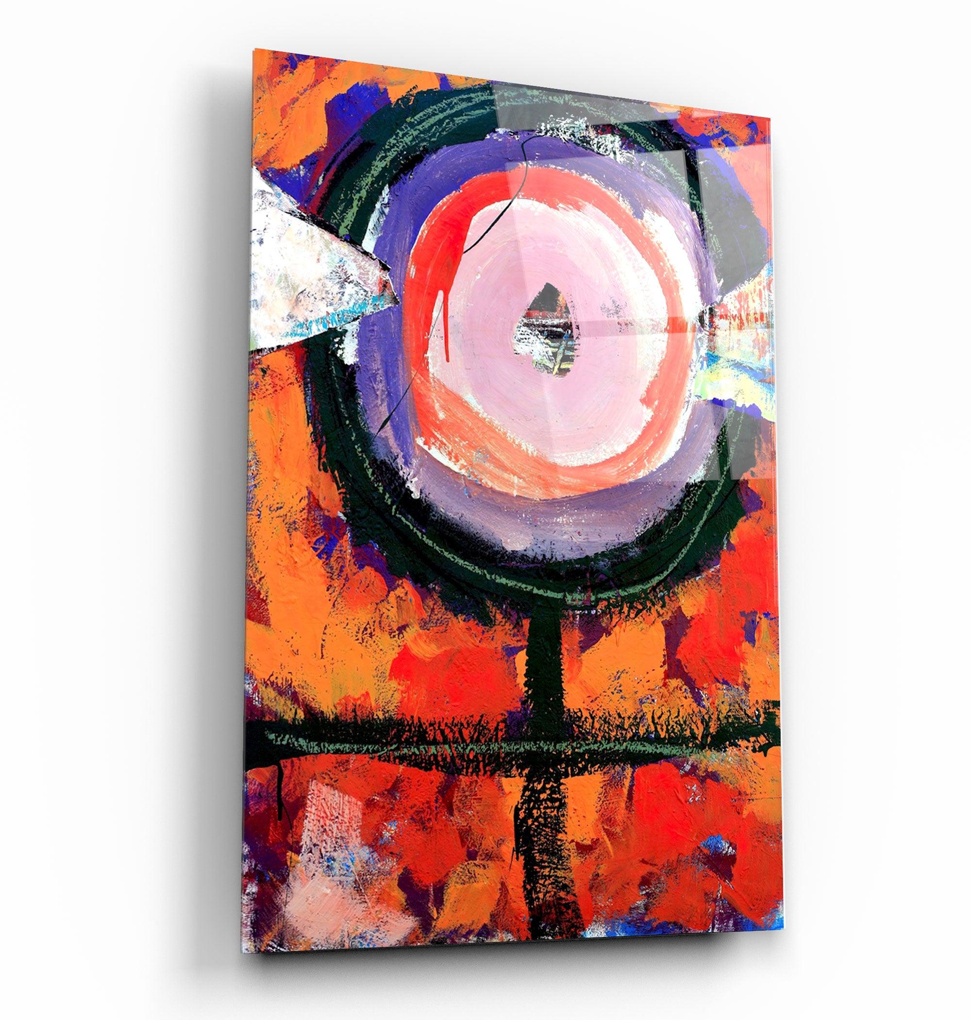・"Abstract Eye"・Glass Wall Art - ArtDesigna Glass Printing Wall Art