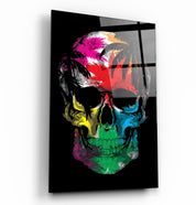 The Palm Skull | Glass Wall Art - ArtDesigna Glass Printing Wall Art