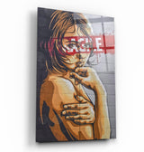 Zerbrechlich – Glasbild
