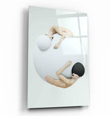 Supra Round Heads V3 | Designer's Collection Glass Wall Art