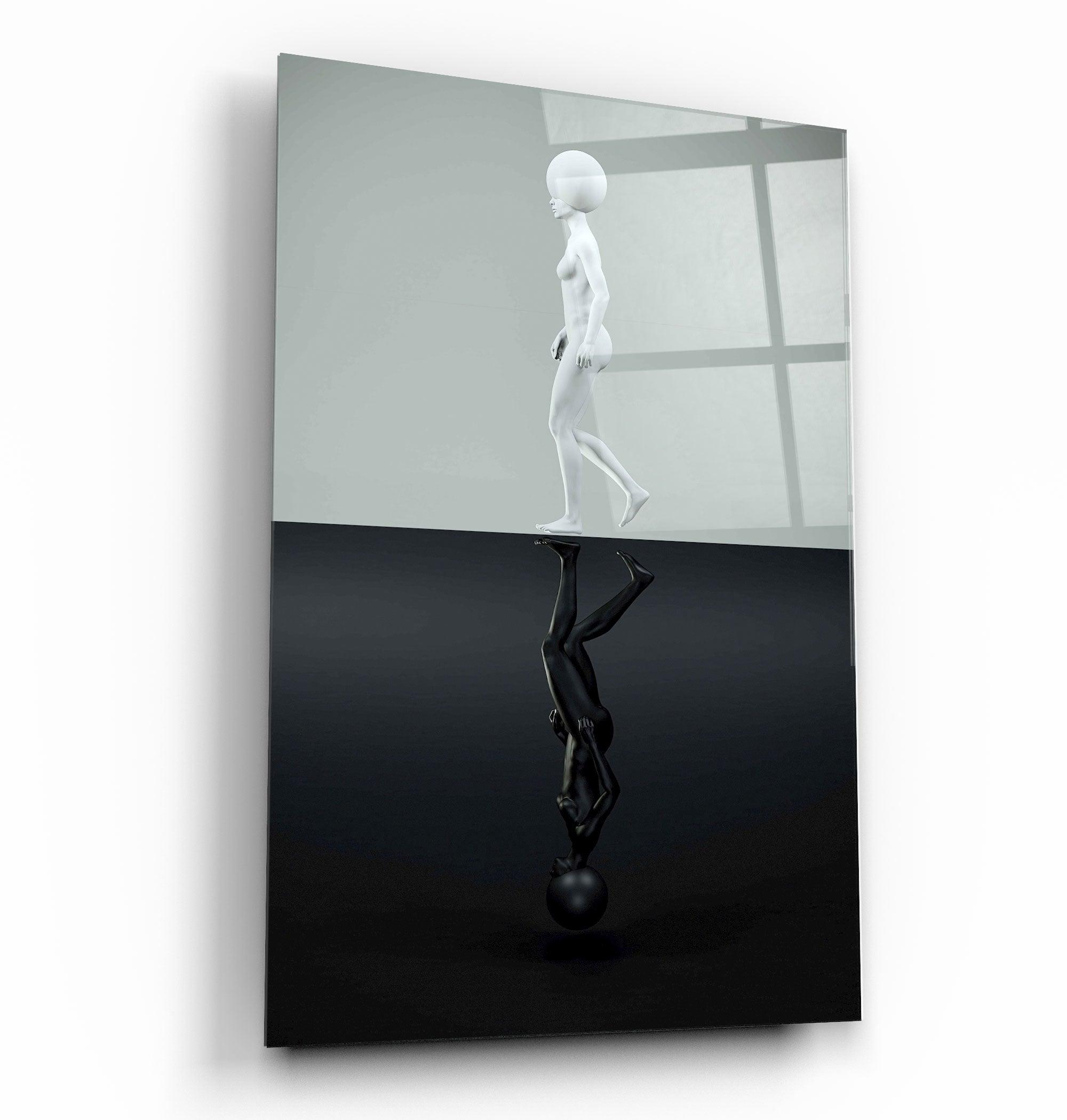 ・"Supra Round Heads V7"・Designer's Collection Glass Wall Art - ArtDesigna Glass Printing Wall Art