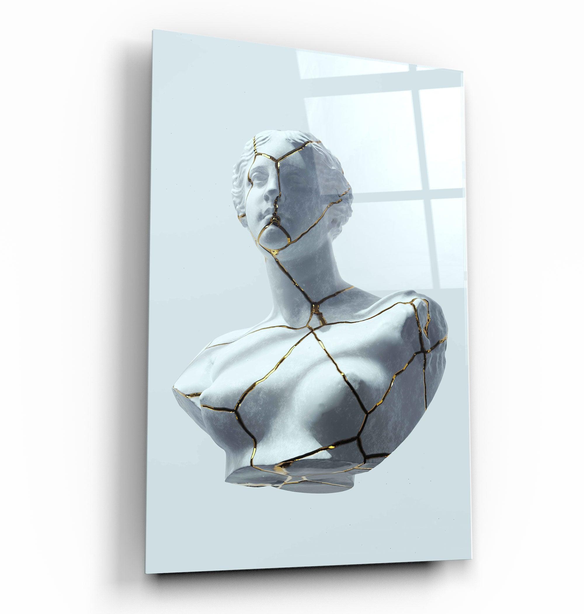 ・"Statue"・Designer's Collection Glass Wall Art - ArtDesigna Glass Printing Wall Art