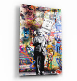 Banksy - Love Is The Answer | Glass Wall Art