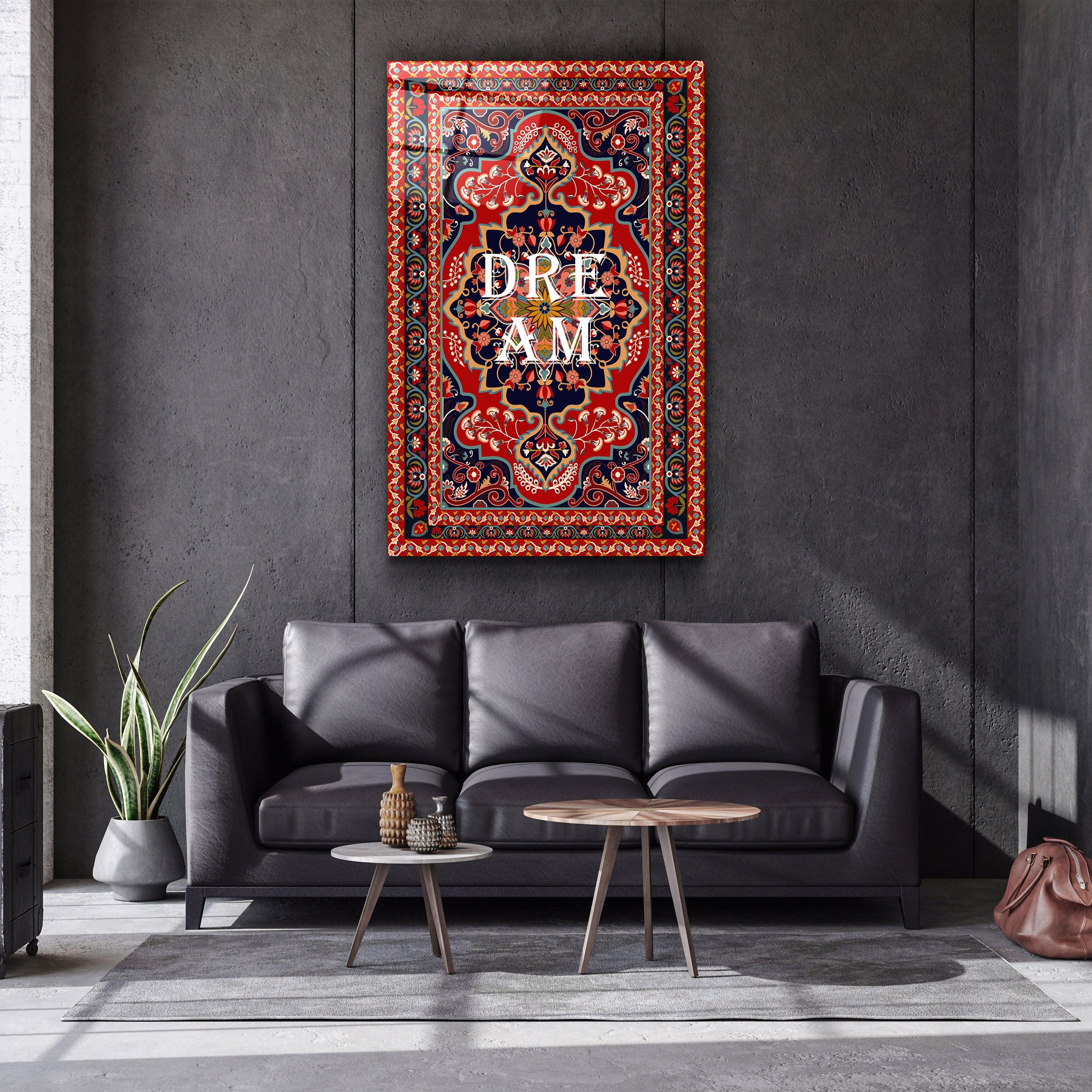 ・"Carpet Of Dream"・Designers Collection Glass Wall Art - ArtDesigna Glass Printing Wall Art