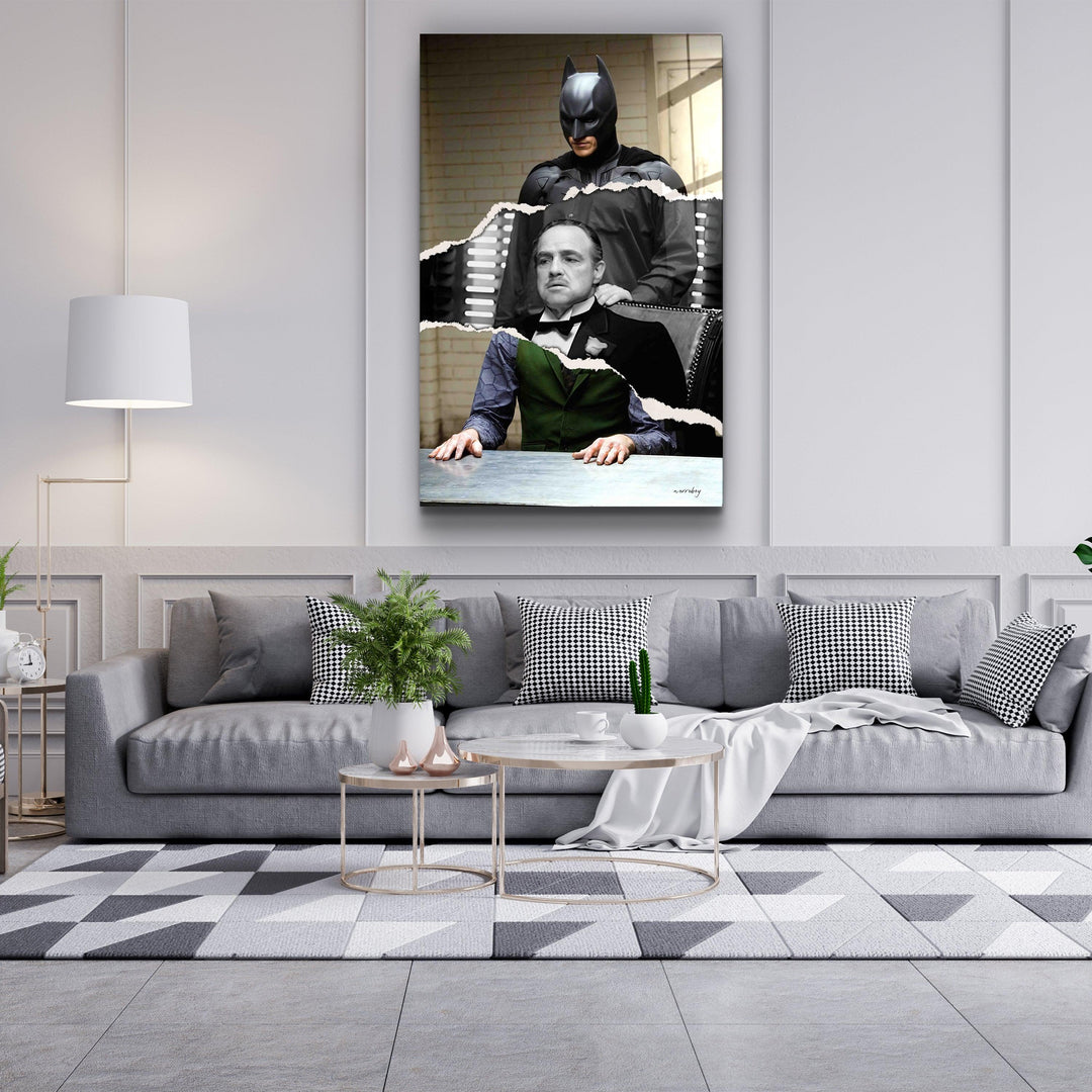 ・"Batman Vito Joker "・Designers Collection Glass Wall Art - ArtDesigna Glass Printing Wall Art