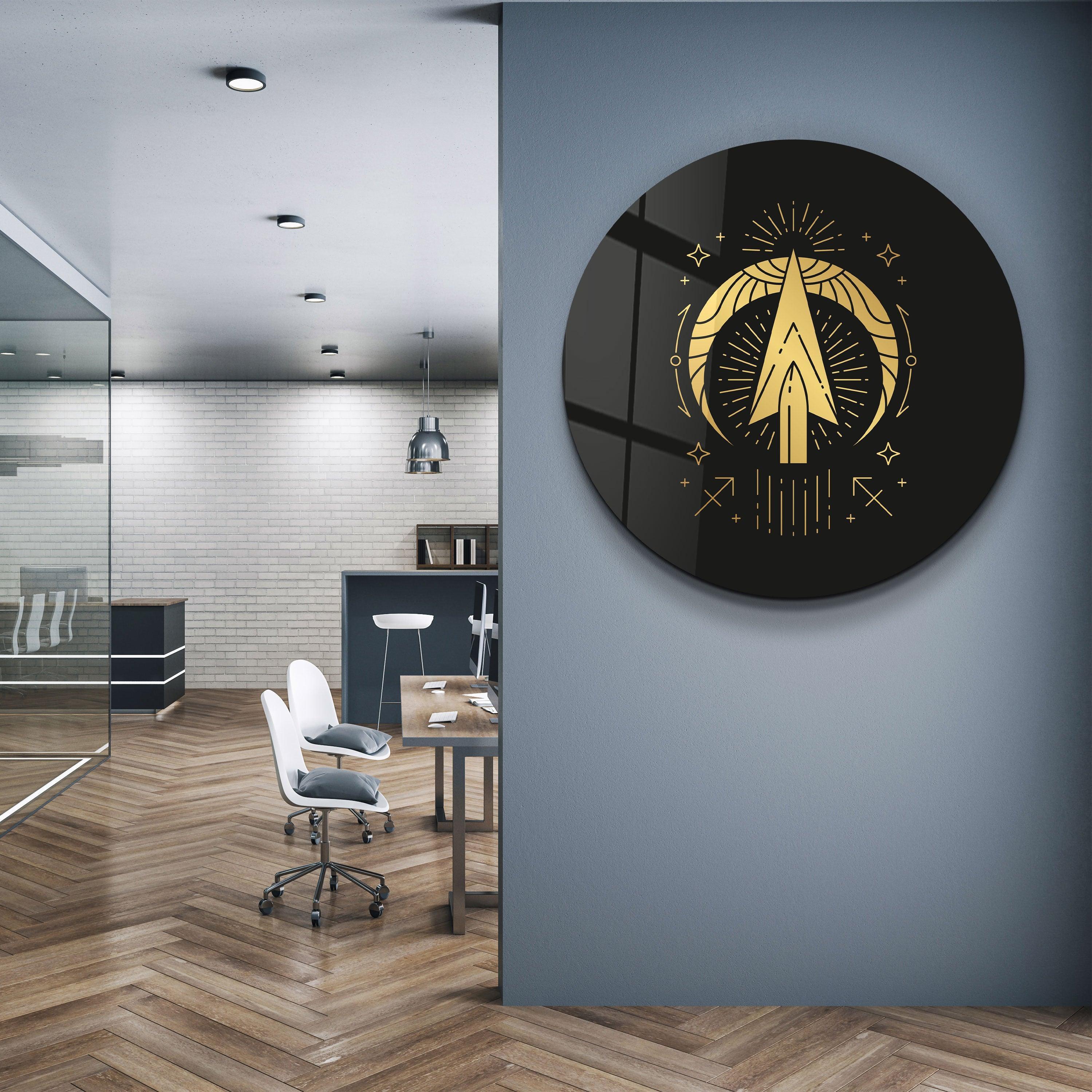 Zodiac Signs Sagittarius Glass Wall Art | ArtDesigna – Artdesigna