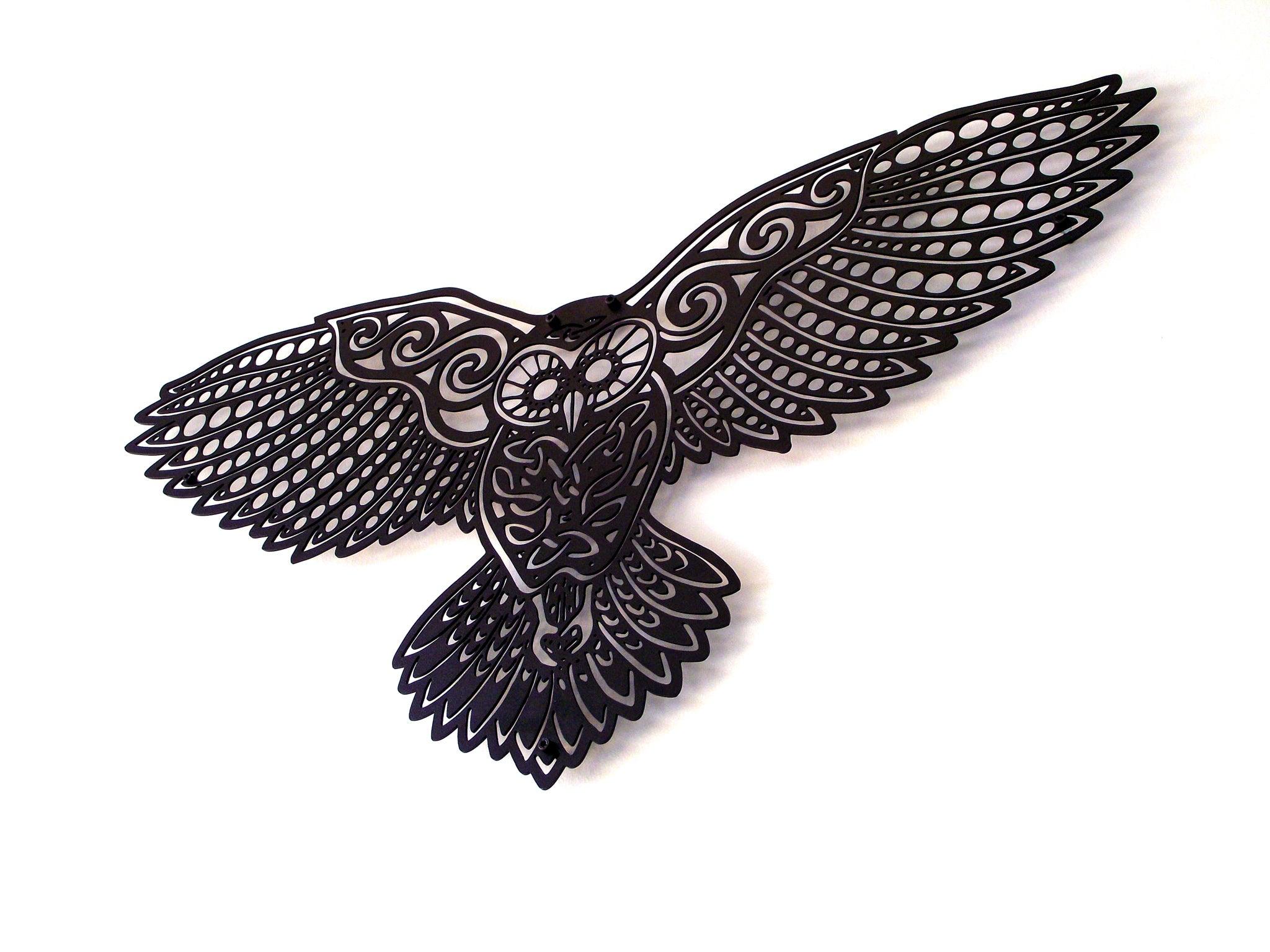 ・"Mystic Owl"・Premium Metal Wall Art - Limited Edition - ArtDesigna Glass Printing Wall Art