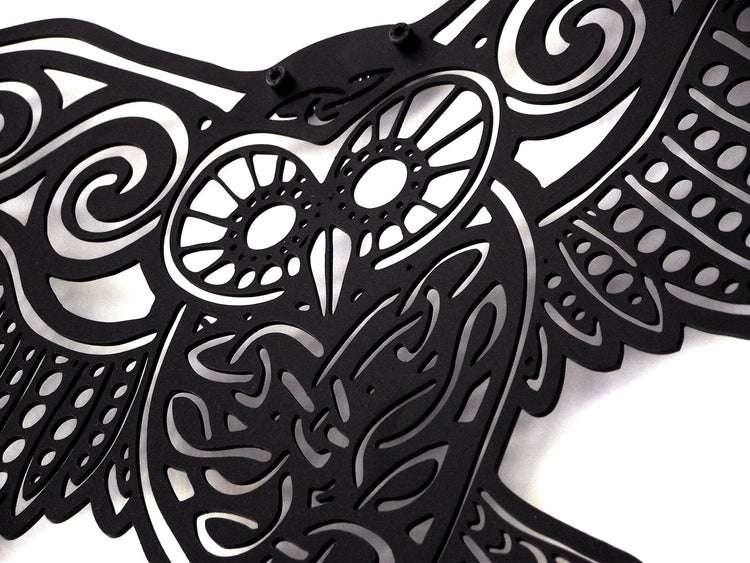 ・"Mystic Owl"・Premium Metal Wall Art - Limited Edition - ArtDesigna Glass Printing Wall Art