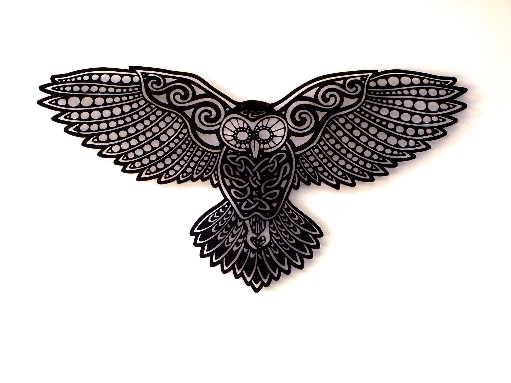 ・"Mystic Owl"・Premium Metal Wall Art - Limited Edition - ArtDesigna Glass Printing Wall Art