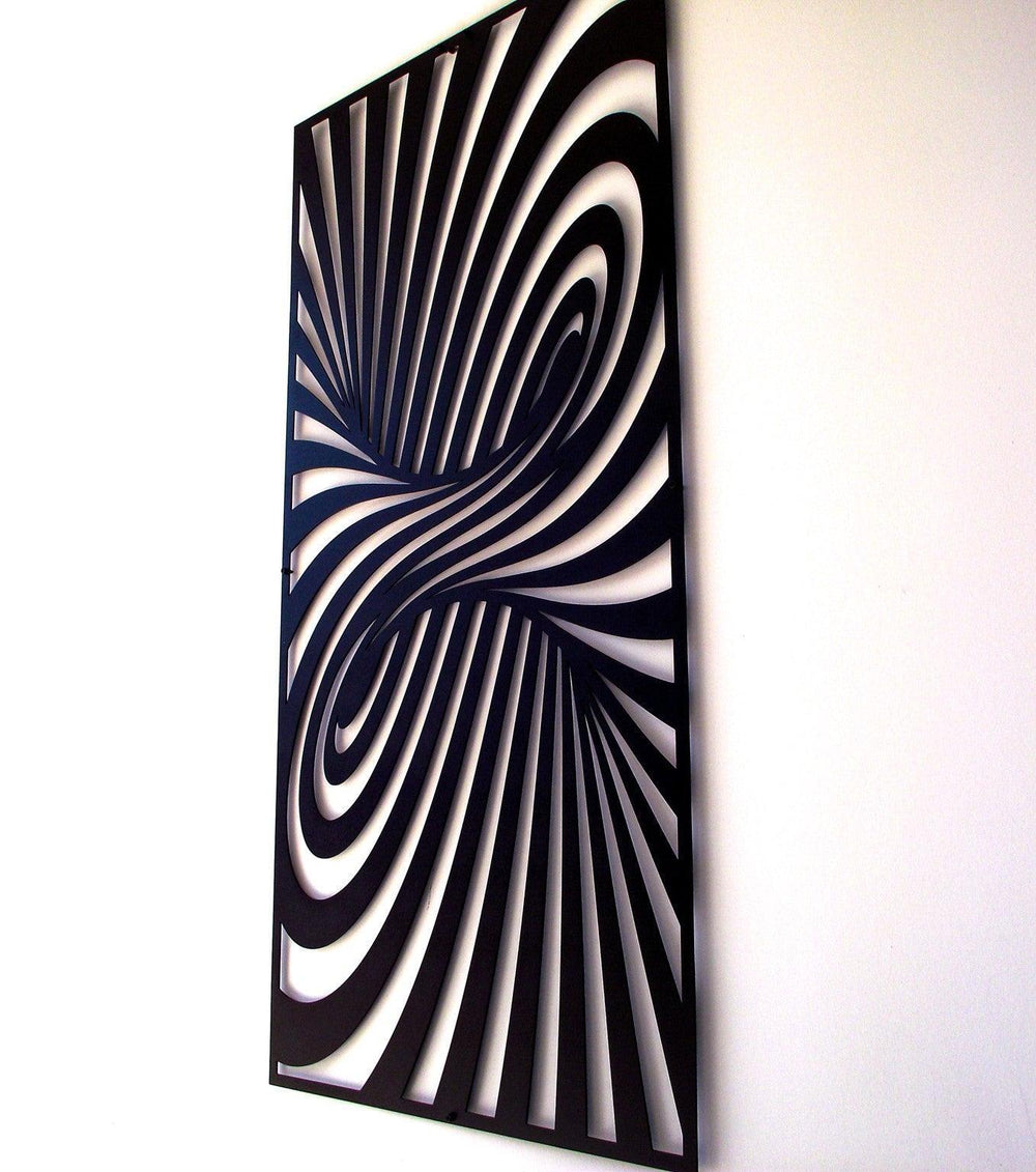 Spiral Vertical"???Premium Metal Wall Art Limited Edition