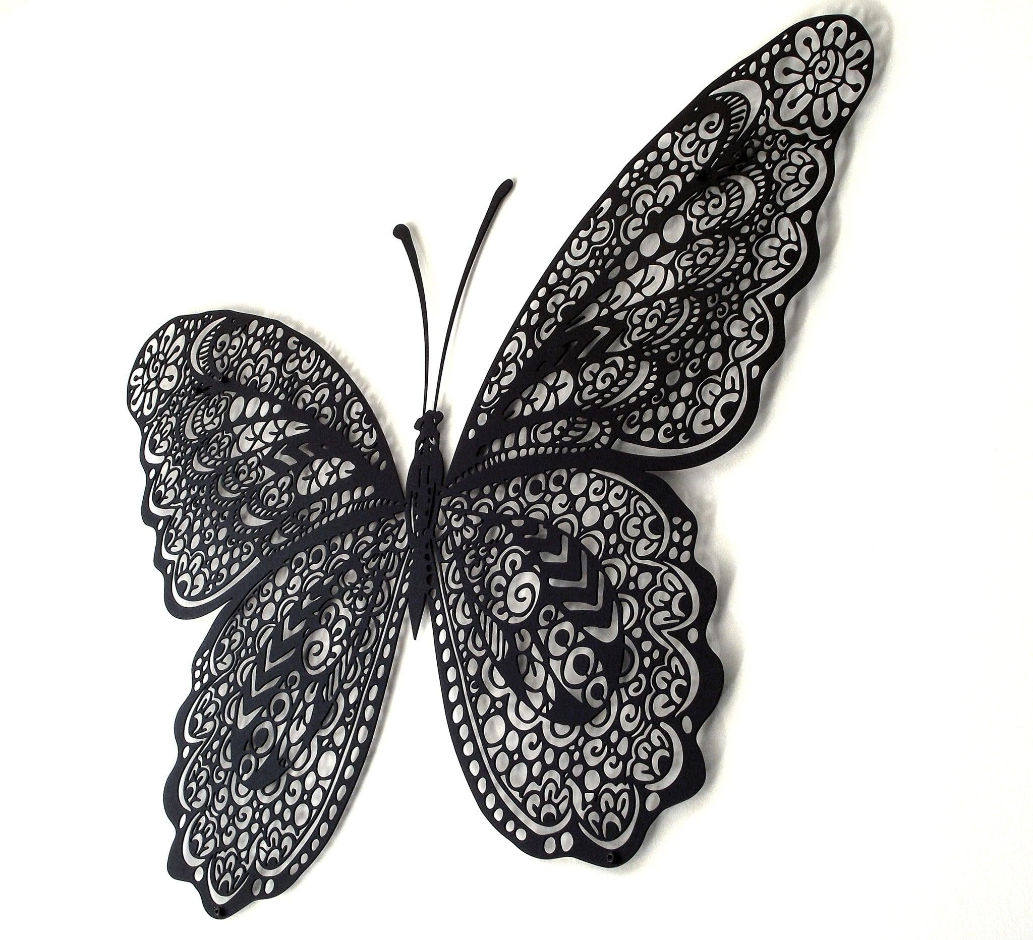 ・"Butterfly"・Premium Metal Wall Art - Limited Edition - ArtDesigna Glass Printing Wall Art