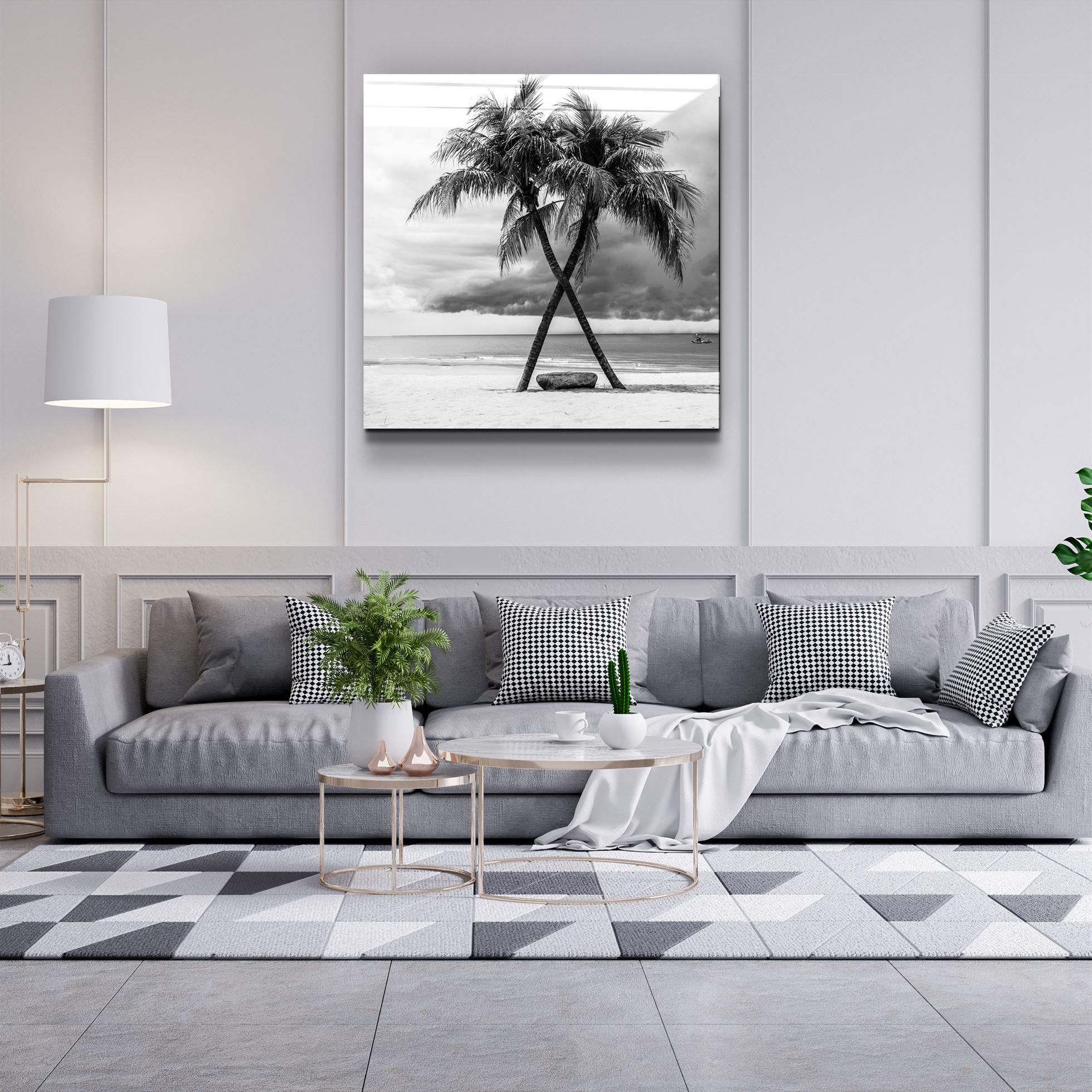 ・"Palm Trees"・Glass Wall Art - ArtDesigna Glass Printing Wall Art