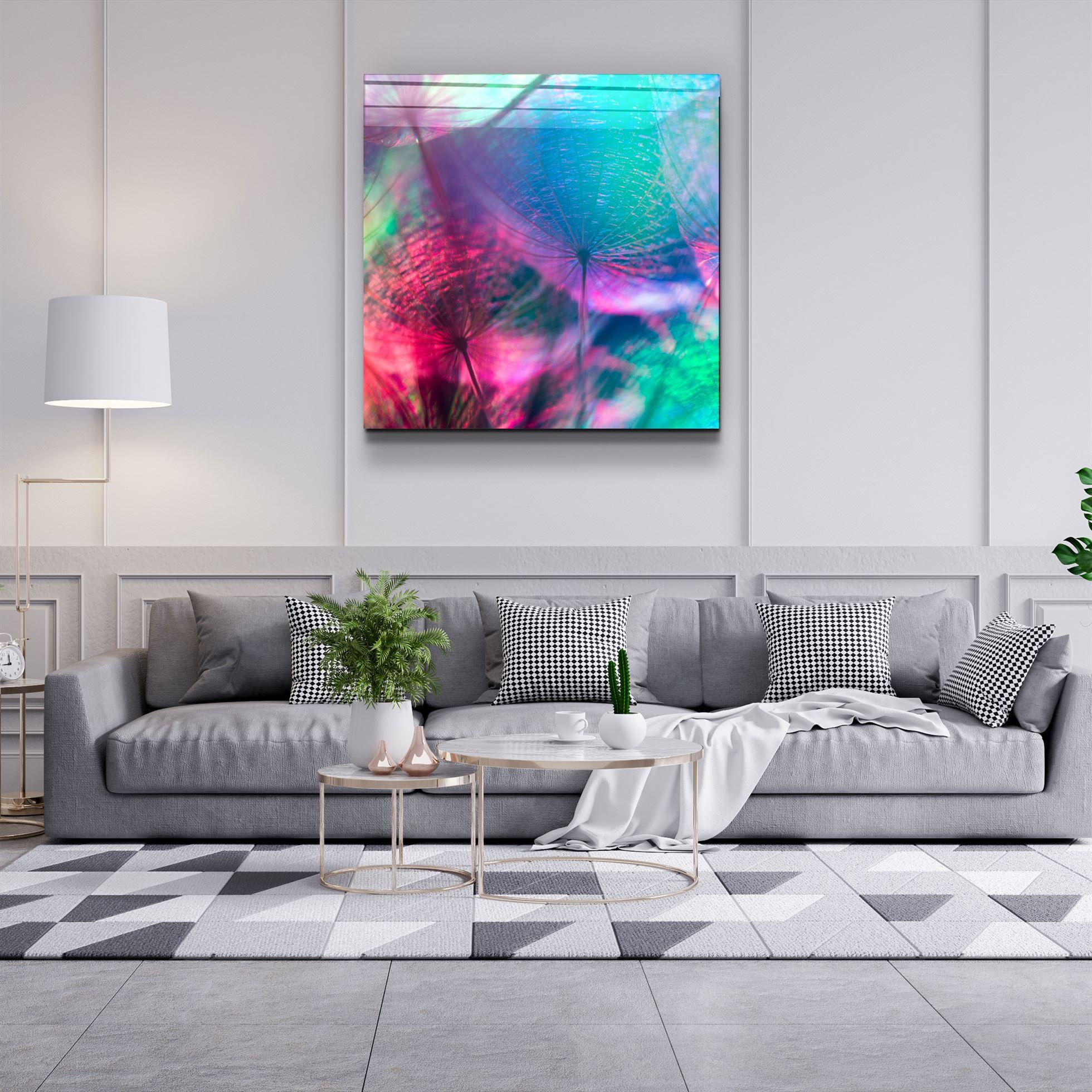 ・"Dandelion"・Glass Wall Art - ArtDesigna Glass Printing Wall Art