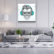 ・"Skulla3"・Glass Wall Art - ArtDesigna Glass Printing Wall Art