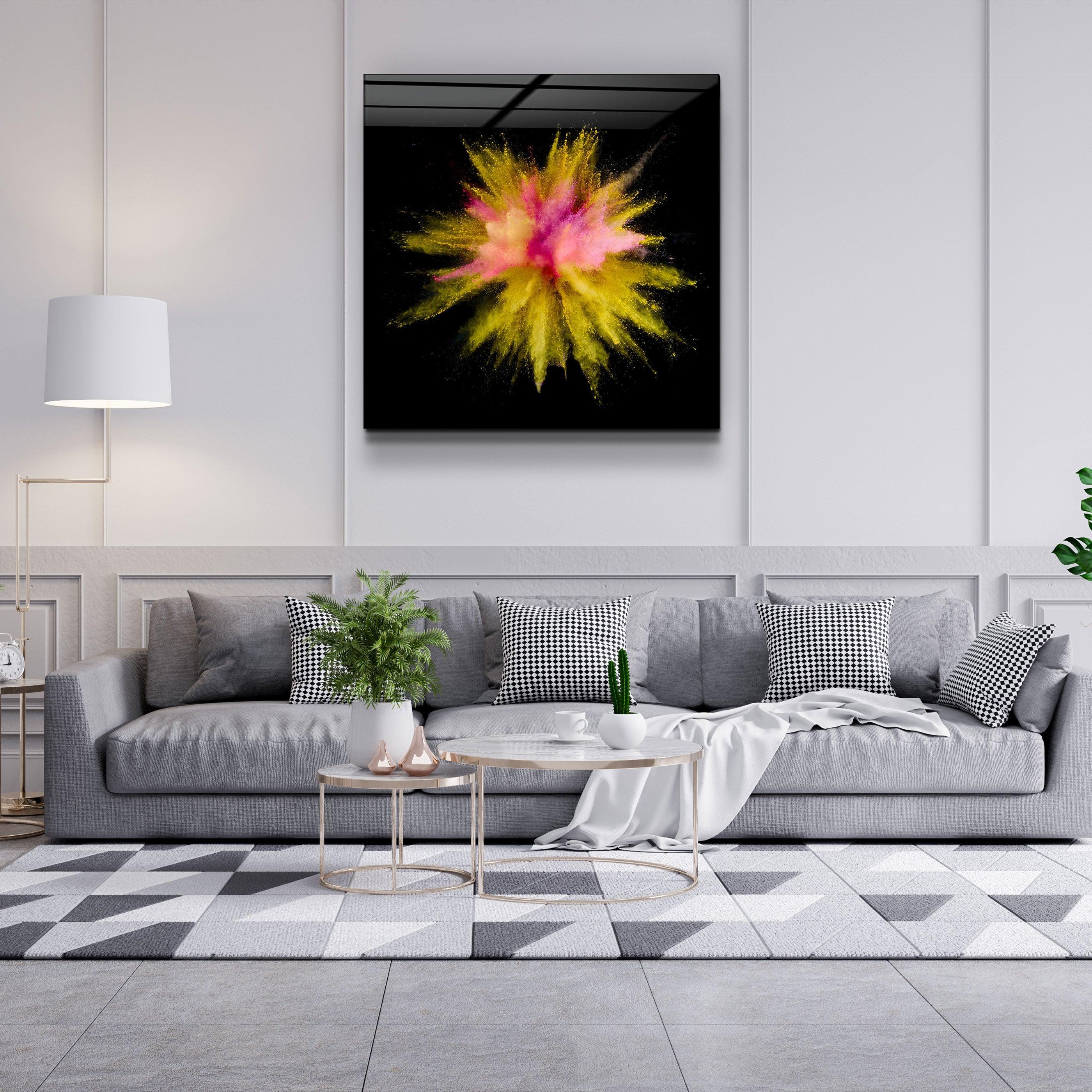 ・"Colorful Explosion V2"・Glass Wall Art - ArtDesigna Glass Printing Wall Art