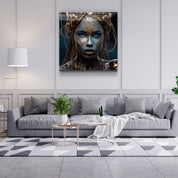 ."Woman Warrior 6". Secret World Collection Glass Wall Art - ArtDesigna Glass Printing Wall Art