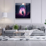 ."Alone in the Secret Forest V2". Glass Wall Art - ArtDesigna Glass Printing Wall Art