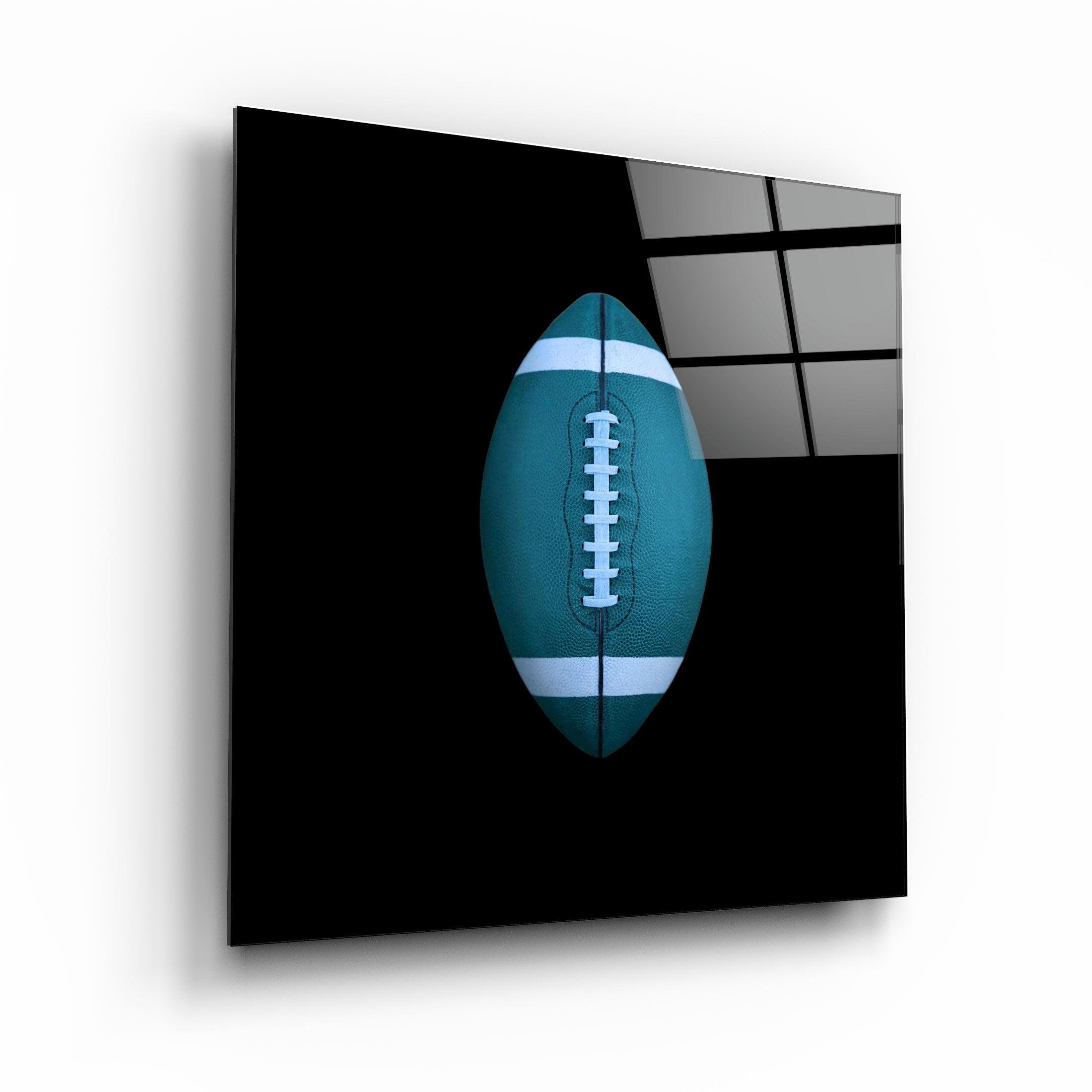 ."Recolored Designs - American Football". Glass Wall Art - ArtDesigna Glass Printing Wall Art