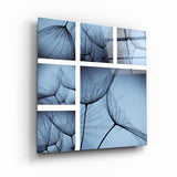 Composition Blue | Glass Wall Art