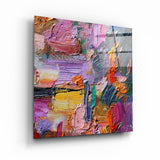 Abstrakte Kunst – Glasbild