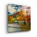 ・"Vibrance of Autumn"・Glass Wall Art