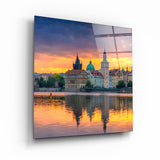 ・"Prague"・Glass Wall Art