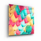 Luftballons – Glasbild