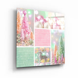 ・"Christmas"・Glass Wall Art