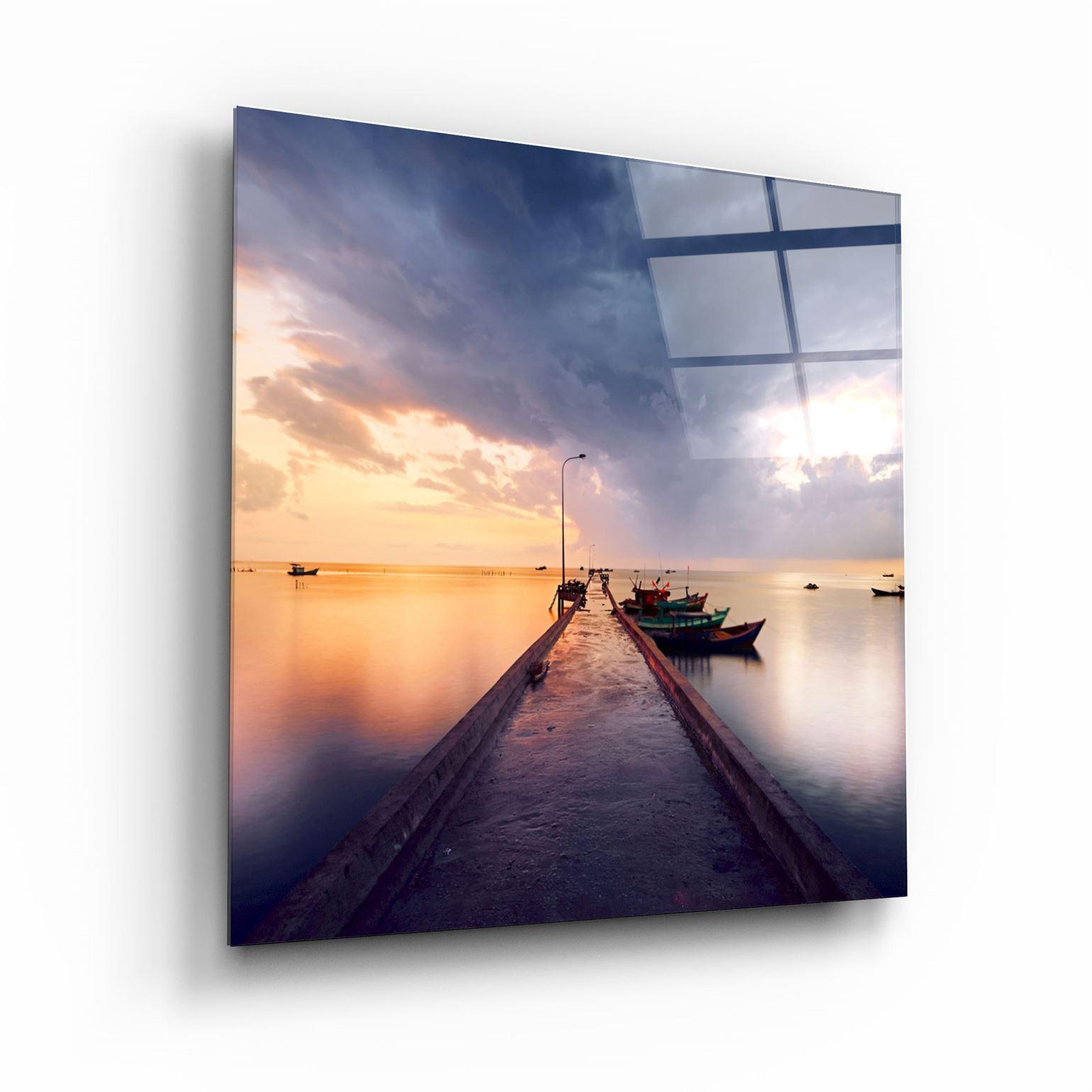 ・"Quay"・Glass Wall Art - ArtDesigna Glass Printing Wall Art