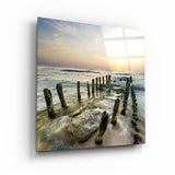 Ruinensteg – Glasbild