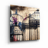 Bird Cage | Glass Wall Art