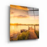 Kai Gelber Himmel – Glasbild