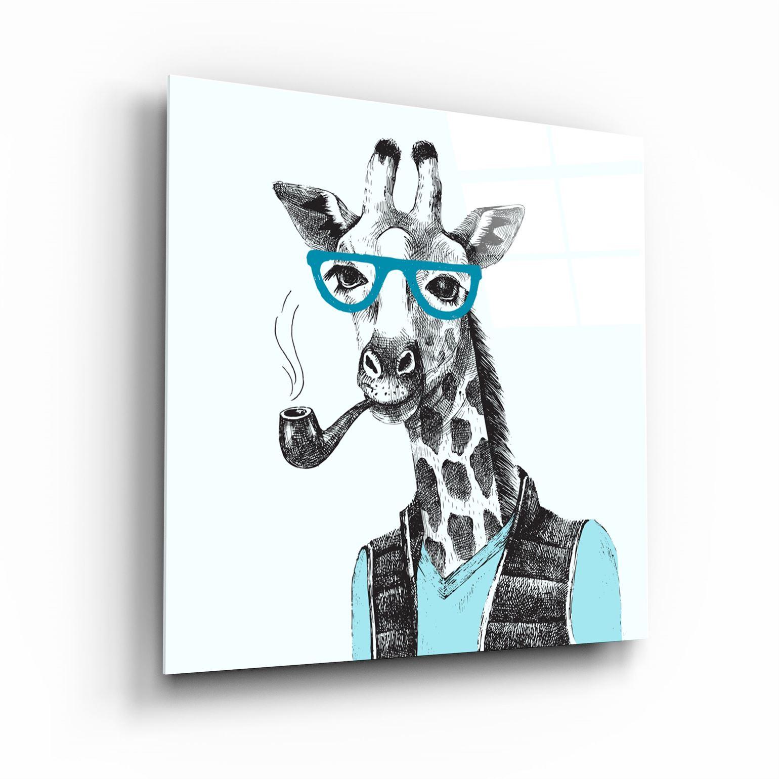 ・"Bay Giraffe"・Glass Wall Art - ArtDesigna Glass Printing Wall Art