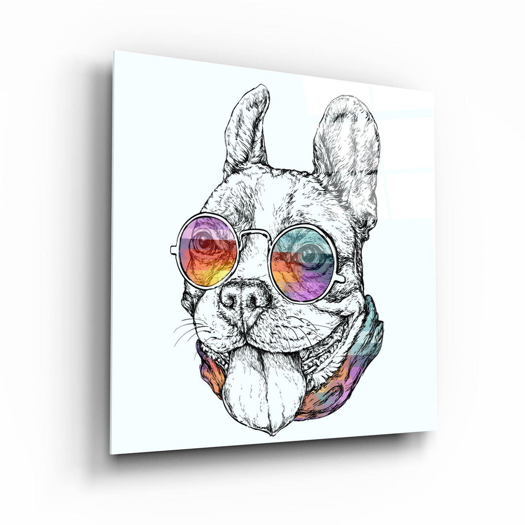 ・"Dog"・Glass Wall Art - ArtDesigna Glass Printing Wall Art