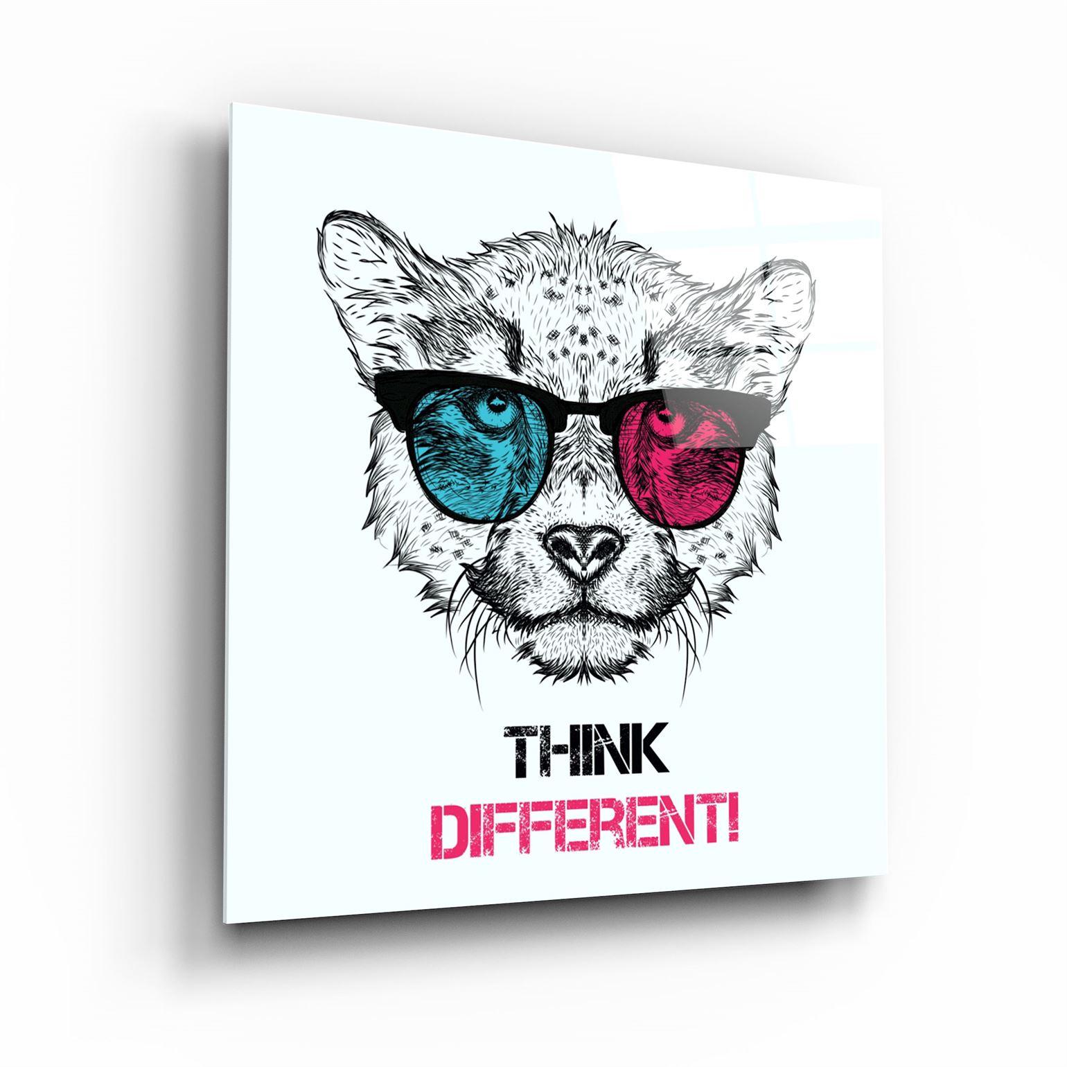 ・"Think Different"・Glass Wall Art - ArtDesigna Glass Printing Wall Art