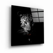 ・"Leopard"・Glass Wall Art - ArtDesigna Glass Printing Wall Art