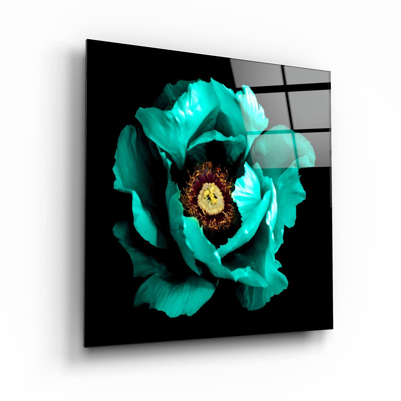 ・"Floral Green"・Glass Wall Art - ArtDesigna Glass Printing Wall Art