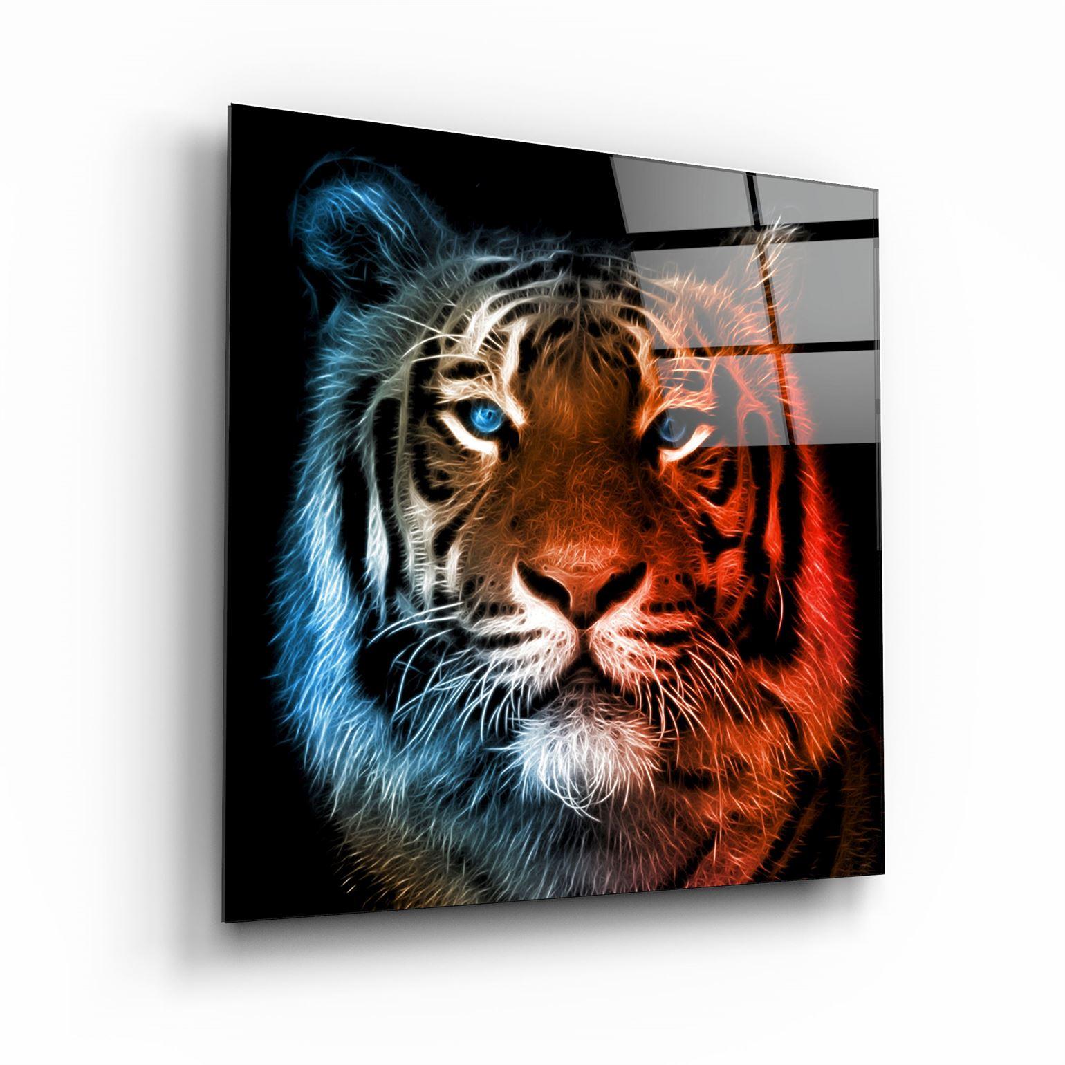 ・"Tiger"・Glass Wall Art - ArtDesigna Glass Printing Wall Art