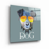 ・"Cool Dog"・Glass Wall Art