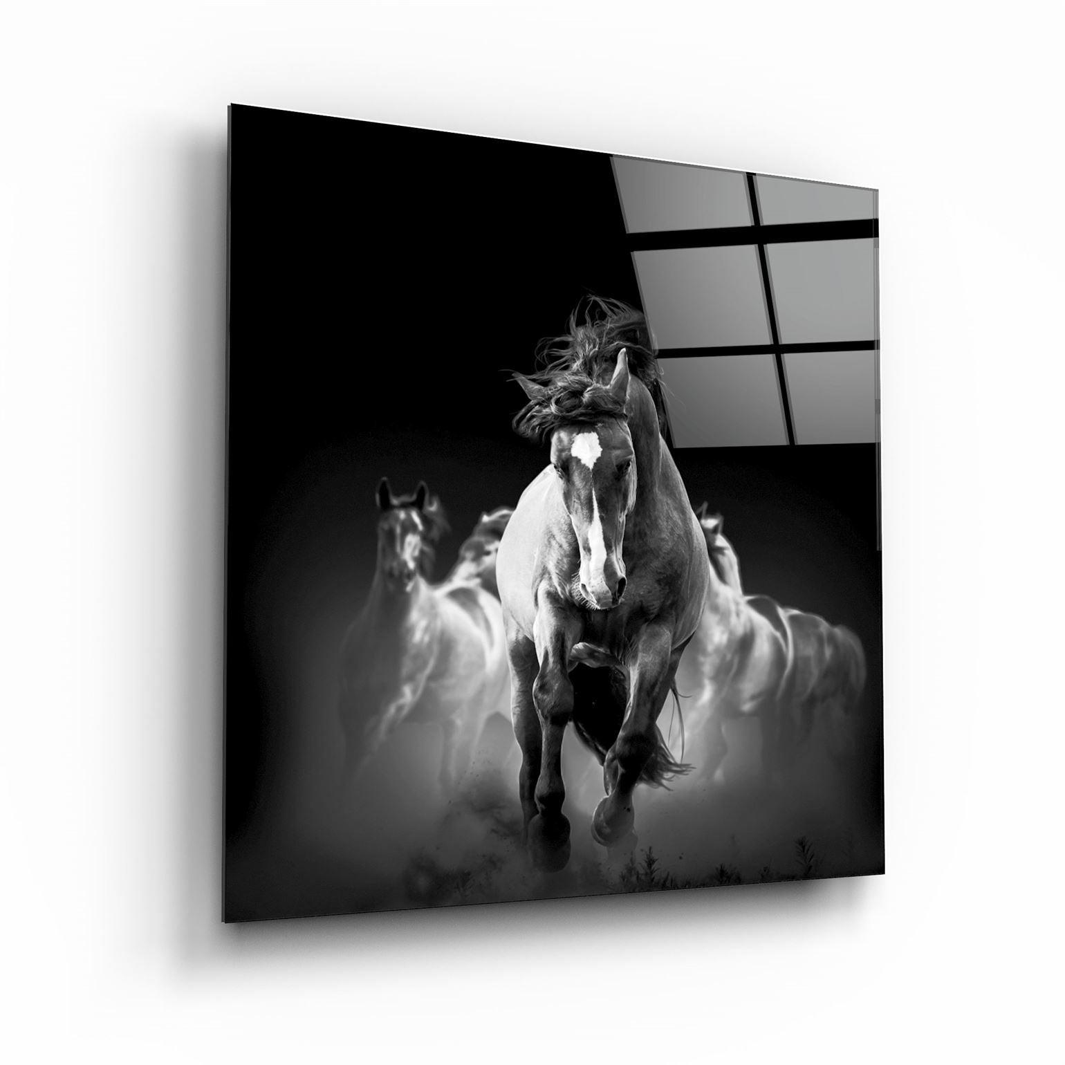 ・"Running Horse"・Glass Wall Art - ArtDesigna Glass Printing Wall Art