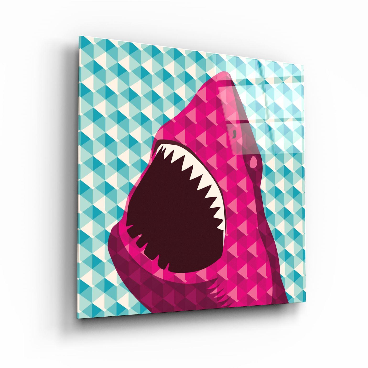 ・"Shark"・Glass Wall Art - ArtDesigna Glass Printing Wall Art