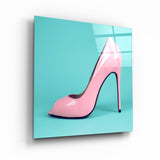 Schuhe mit Absätzen – Glasbild