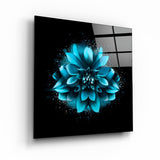 ・"Cosmic Bloom"・Glass Wall Art