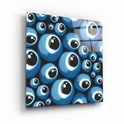 ・"Eyeballs"・Glass Wall Art - ArtDesigna Glass Printing Wall Art