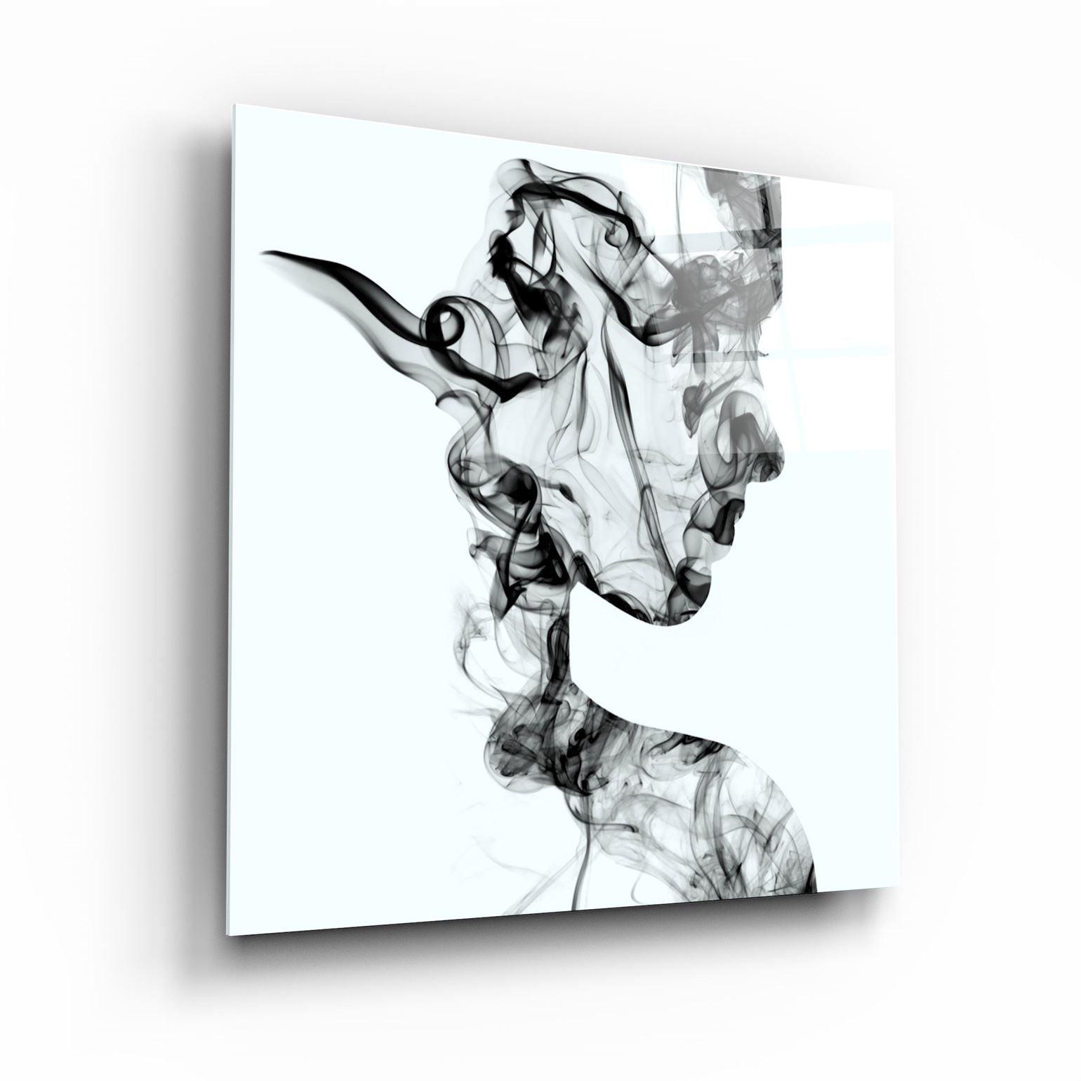 ・"Smoky Lines"・Glass Wall Art - ArtDesigna Glass Printing Wall Art