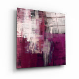 Rosa Lila Puder – Glasbild